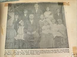 Lee and Loretta Hammer family photo from Meshack, Monroe County