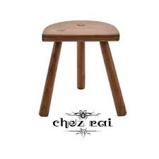 Vintage Mini Stool Weathered Natural approx 10-12 Wide, 5-7 Deep,8-10 High 