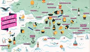 ross crawfors ahoy there the great taste trail map map