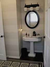 Walls And Their Stylish Non Traditional Paint Jobs Striped Bathroom Walls Striped Walls Painting Stripes On Walls