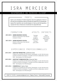 Simple Pas Plus Simple Que Ce Cv Ou L On Voit Immediatement L Information Droit Au But Modele Cv Exemple De Lettre De Motivation Lettre De Motivation