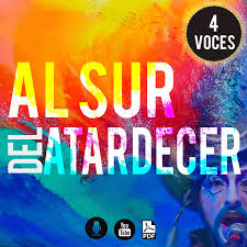 Partitura A 4 Voces 2020 Al Sur Del Atardecer partitura a 4 voces 2020 al sur del atardecer