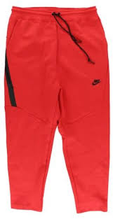 Black And Red Joggers Mens Nike Mens Tech Fleece Tapered Sweat Pants Red L Red Black Red Joggers Mens Sweatpants Stretch Cotton Fabric