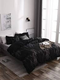 Black And White Marble Bedroom Furniture Black Marble Print Sheet Set Bedroom Interior Home Decor Bedroom Aesthetic Bedroom
