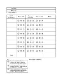 Free Printable Behavior Chart 0 Behavior Classroom