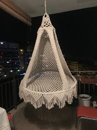Makrome Salincak Macrame Furniture Macrame Chairs Macrame Hanging Chair