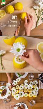 Tis The Season For Cute Summer Decor Decorate For Your Backyard Bbq With This Diy Citrus Centerpiece Simple Party Table Summer Table Decorations Summer Tables