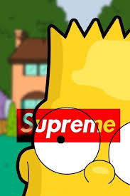 Back to 84 supreme iphone wallpapers smoke bomb background. Hypebeast Simpsons Supreme Wallpaper Hype Wallpaper Hypebeast Wallpaper