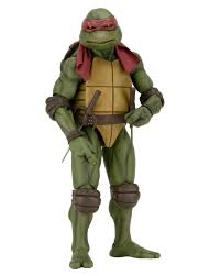 Teenage mutant ninja turtles is a 1990 film about a quartet of humanoid turtles trained by their mentor in ninjitsu who must learn to pull together in order to face the menace of shredder and the foot clan. Teenage Mutant Ninja Turtles 1990 Raphael Action Figure Gamestop