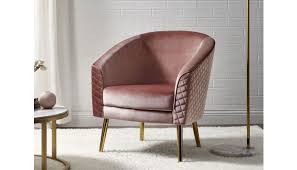 Safavieh lynette swivel chair in light brown with brass finish (set of 2) $416.99. Garrey Vintage Blush Velvet Accent Chair