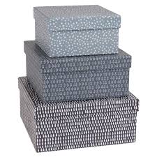 2 Cardboard Boxes With Print Maisons Du Monde Caja De Carton Cajas Decoradas Cajas