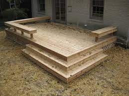 Designs For Simple Wooden Decks In Decking Is Still A Good Old Fashioned Wood Deck A New Wood Deck Patio Deck Designs Diy Deck Deck Design