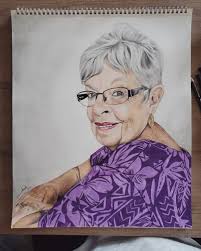 Need help guys!! I finished this today and I feel like the background is  overpowering. The second picture is the colored pencil before the paint.  🤔Considering scrapping off paint background and leave