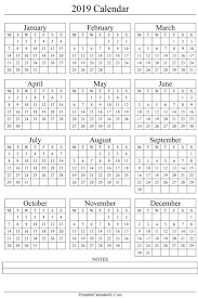 Annual Calendar 2019 Portrait Printable Calendar 2017 2018 2019 Excel Calendar Template Printable Yearly Calendar Free Calendar Template