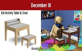 Around The Sims 4 Kids Activity Table And Stool Sims 4 Downloads Around The Sims 4 Kids Activity Table Sims 4