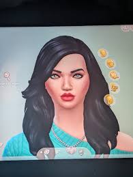 So proud of this sim that I uploaded her to my gallery which doesn't have  much. 😅 In my playthrough she's a famous actress who loves to paint. She's  not base game