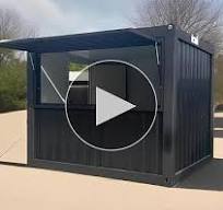 Amazon.com: Mini Pop-up Shop Container – Portable Coffee Bar ...