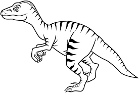 Print our free velociraptor coloring pages Velociraptor Coloring Page Coloring Home