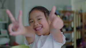 Asian Girl Holding Flashlight Happy Kids Stock Footage Video (100%  Royalty-free) 29858590