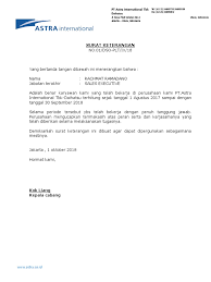 Word yang benar dan efektif. Kop Surat Astra Docx