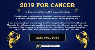 You are being guided toward new love cancer ❤. Cancer Horoscope Predictions 2019