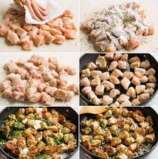 This easy chicken recipe is great with a potato salad and baked beans. Garlic Butter Chicken Bites 15 Minute Recipe Cooking Classy