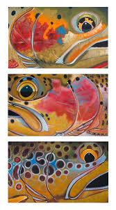 Deyoung Studio Gallery Derek Deyoung Fly Fishing Art Fish Art Trout Painting