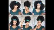 Natural Short Curly Hair With Headband