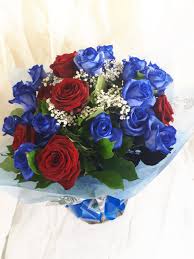 Get fresh flowers delivered same day around the uk from dedicated flower experts. Blue And Red Roses Sunflowers Florist