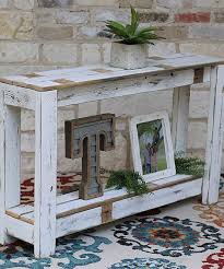 46 White Farmhouse Console Charm Rustic Space Rustic Console Tables Farmhouse Console Table Rustic Consoles
