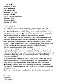 Sample Clerical Cover Letter And Examples Writing Tips
