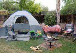 Easy Backyard Campout Ideas 365ish Days Of Pinterest Backyard Camping Backyard Campout Easy Backyard