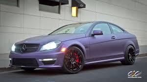 The amg gt r is perfectly qualified for this tough job at the pinnacle of motorsport. Purple Haze Mercedes Benz C63 Amg Coupe With Cec Wheels Gtspirit