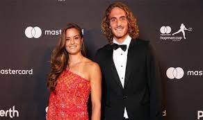 He was born on august 12, 1998, in the suburbs of athens, greece, to a greek father and a russian mother who both worked he began his training at the age of six with his father as head coach and tennis icon, roger federer being his idol. Stefanos Tsitsipas Girlfriend Who Is Maria Sakkari Meet The Star S Rumoured Tour Love Tennis Sport Express Co Uk