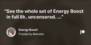 Energy Boost | Patreon