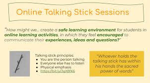 Native american medicine sticks, dance sticks and talking sticks from indian cultures of the the talking stick some tips on storytelling to children. Online Talking Stick Sessions By Tamara Van Woezik Nynke De Jong Learning Experience Design