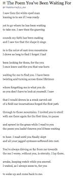 You Are The One You Ve Been Waiting For Quote The Poem You Ve Been Waiting For Tarfia Faizullah Poems Poetry Magazine Poetry Foundation