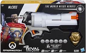 Nerf Overwatch Mccree Nerf Rival Blaster Amazon Co Uk Toys Games
