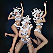 What would be something good to wear? New Women Gogo Dancer Lead Dancers Sexy Clothes New Hollow Bar Ds Costumes Nightclub Singer Costume Freeshipping Aliexpress