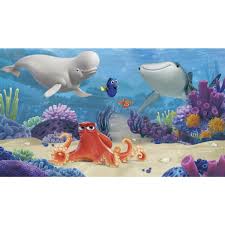 Ellen degeneres, albert brooks, ed o'neill and others. Papier Peint Panoramique Surestrip Pose Sans Colle Le Monde De Dory Disney 320x182 Cm Papier Peint Sur Bebegavroche