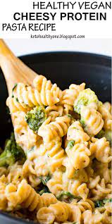 Healthy Vegan Cheesy Protein Pasta Recipe Protein Pasta Recipes Vegan Pasta Recipes Healthy Vegan