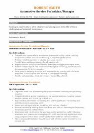 Sample resumes in this field indicate duties such as troubleshooting, diagnosing, and repairing vehicles; Automotive Service Technician Resume Samples Qwikresume