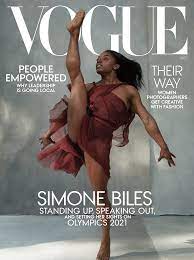 Simone biles will be going for gold once again at next year's olympic games in tokyo, though the road to resilience will not have been an easy one. Simone Biles Makes Vogue Cover Debut Says Olympics Postponement Left Her Broken People Com
