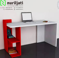 Secara online via telpon, sms, whatsapp atau email. Meja Kantor Minimalis Finishing Cat Duco Nuril Jati Furniture