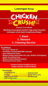 Lowongan kerja cleaning service medan terbaru januari 2021. Loker Medan Lowongan Kerja Tamatan Sma Smk Sederajat Untuk Posisi Kasir Steward Cleaning Service Di Chicken Crush Medan Juni 2021 Newstulistiwa