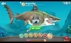The King Of Sharks Megalodon From Hungry Shark World Shark Shark Games Big Shark