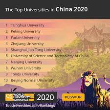 Different agencies use different metrics to evaluate universities around . Qs Top Universities The Top Universities In China 2020 Qswur Https Hubs Ly H0jphf50 1 Tsinghua University 2 Peking University 3 Fudan University 4 Zhejiang University 5 Shanghai Jiao Tong University 6 University