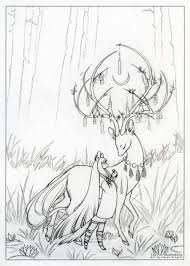 The Wish Sketch 2014 Facebook Etsy Instagram Coloring Book Art Fox Illustration Fantasy Art