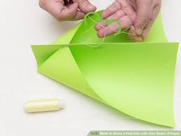 3 Ways To Make A Fast Kite With One Sheet Of Paper Wikihow