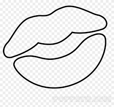 The skin of the lip, with three to five cellular layers, is very thin compared to typical face skin, which has up to 16 layers. Colossal Kissing Lips Coloring Pages Star Of David Free Transparent Png Clipart Images Download